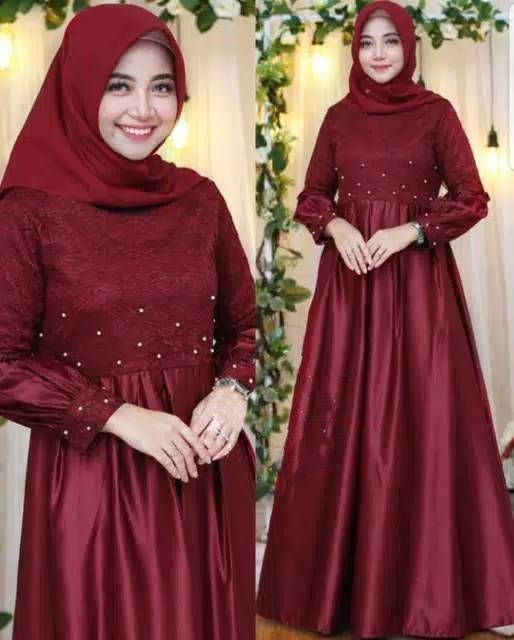 XC - Maxi Lawrencia Wanita/Maxi Dress Terbaru / Maxi Populer / Maxi Trendy Kekinian / Fashion Muslim