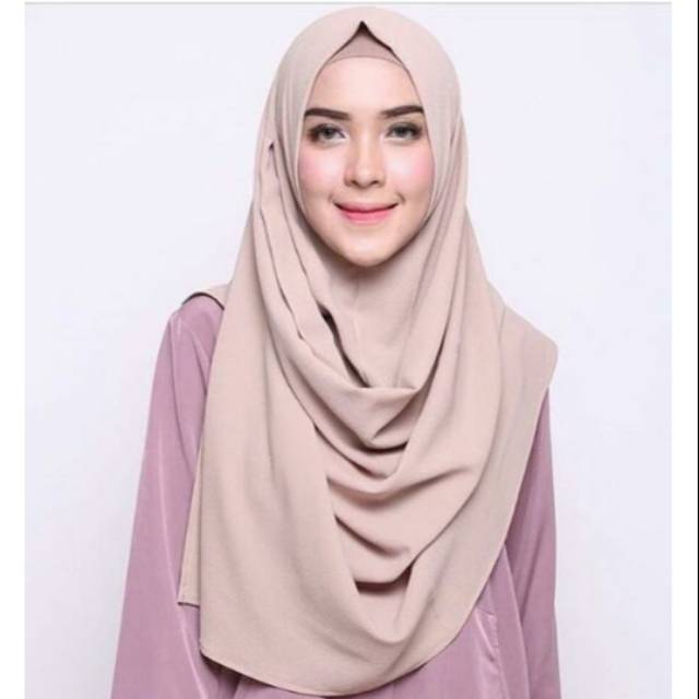 Tren Gaya 65 Warna Jilbab Coklat Dove  Jilbab  Kemayu