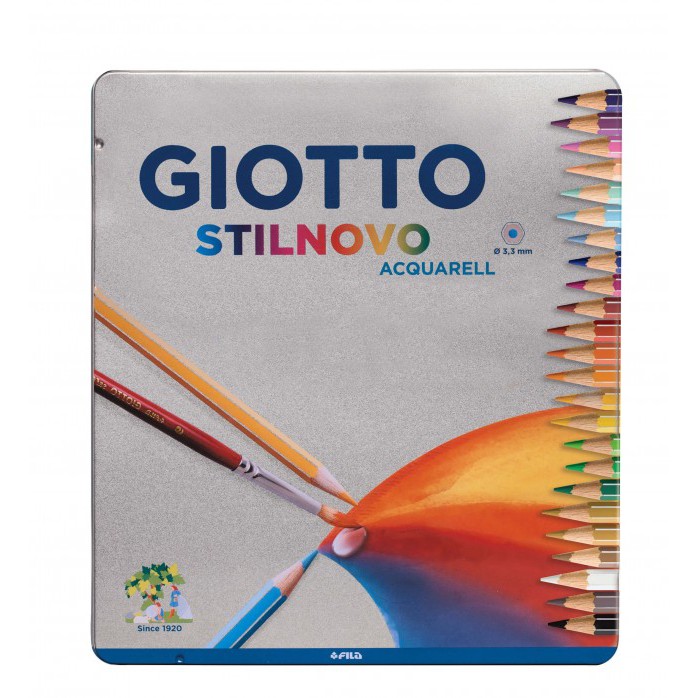 

Giotto Stilnovo Acquarell Metal Box 24 Colors