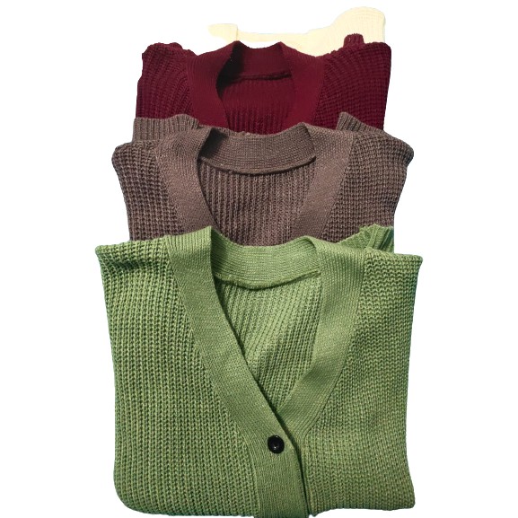 Oversize Cardigan Sweater Rajut Wanita Tebal 7 Gate Premium / Merissa Outher Cardi-5