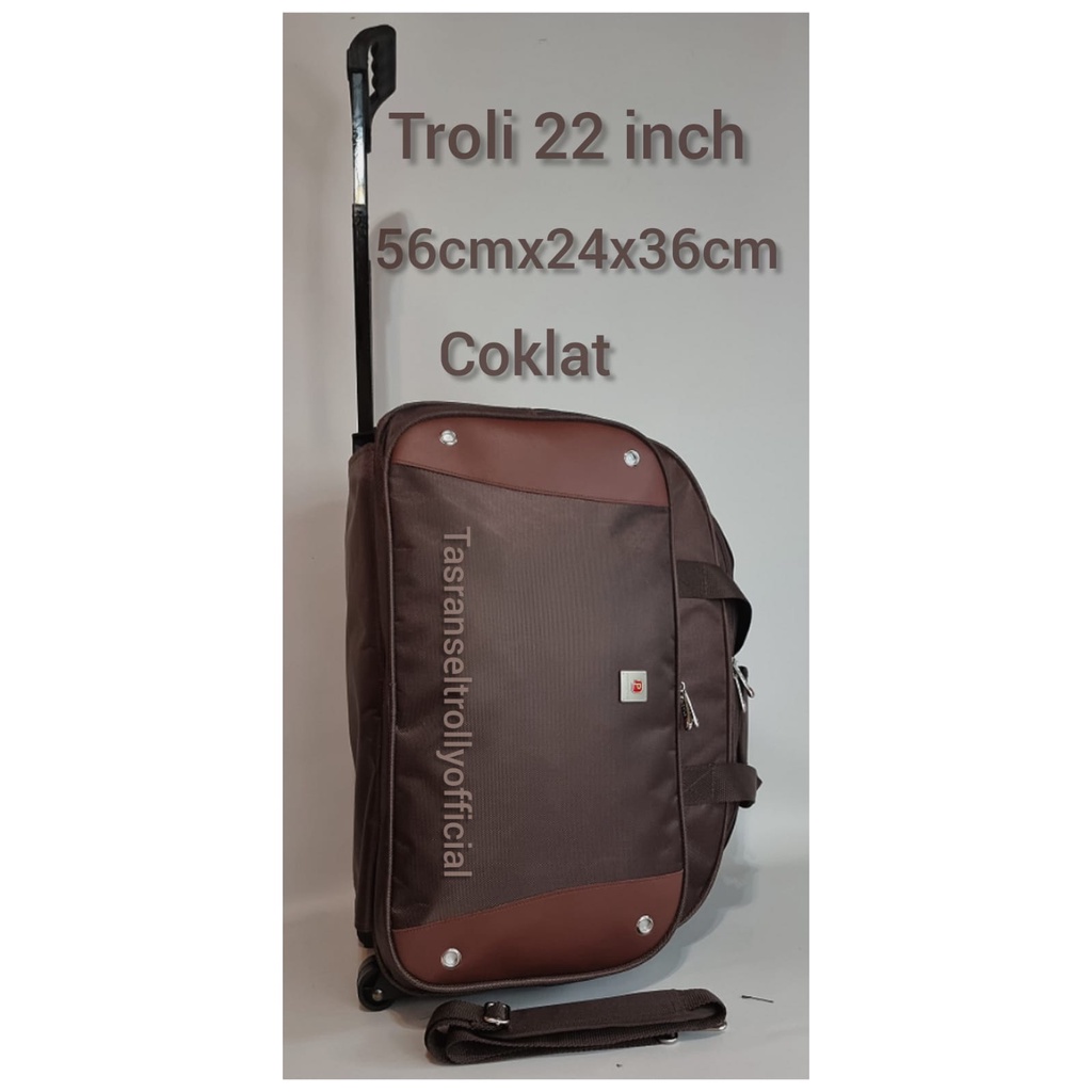 Tas Pakaian Troli Polo Interclub 56cmx24x36cm ukuran medium original