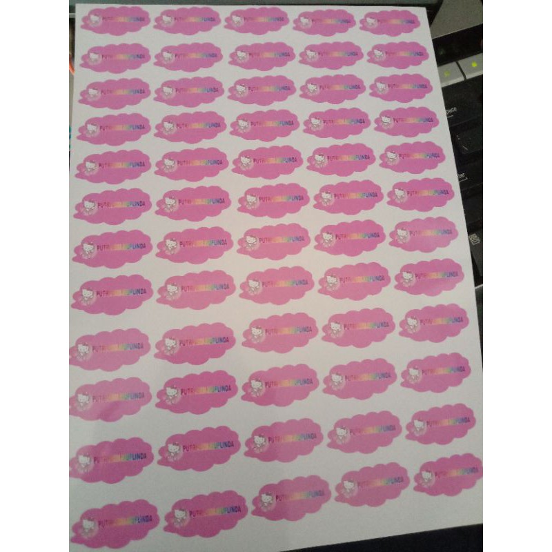 

stiker logo dagang custom