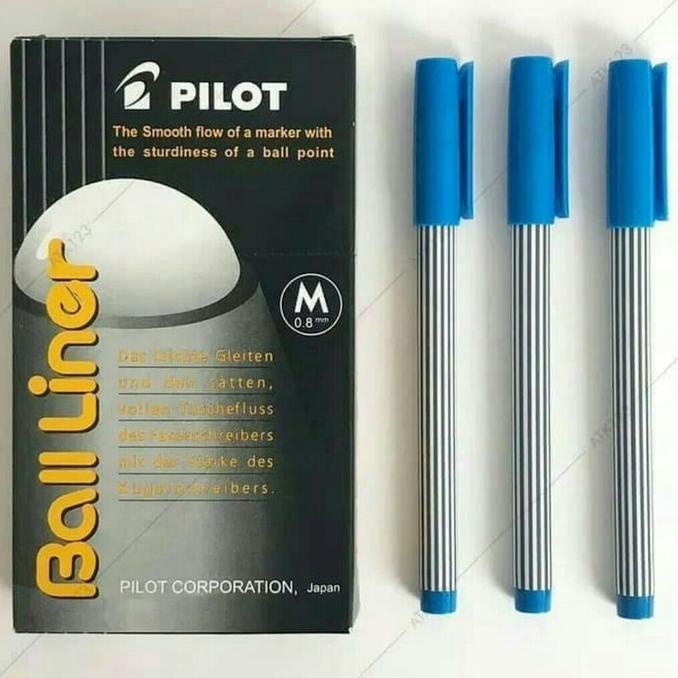 

PILOT PER 0-8 LINER PULPEN PACK HITAM BIRU BALL FVD643621