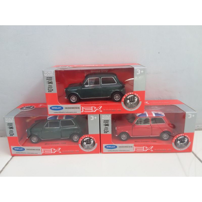 welly morris mini mini cooper 1:34