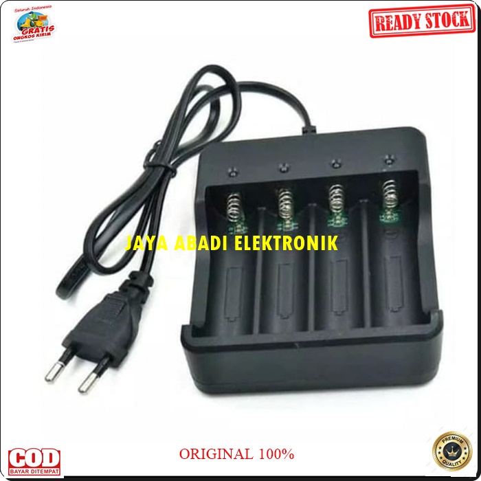 G407 ADAPTOR 4 PORT BATERAI 18650 3.7 V ADAPTER DEKSTOP CHARGE BATERRY VAPE VAPOR PB POWERBANK TRAVEL BATRE DUAL DUA MULTI DC AC  LISTRIK SETRUM HEMAT INDIKATOR STABILIZER VOLTAGE PRAKTIS DAN MUDAH DIGUNAKAN HARGA TERJANGKAU