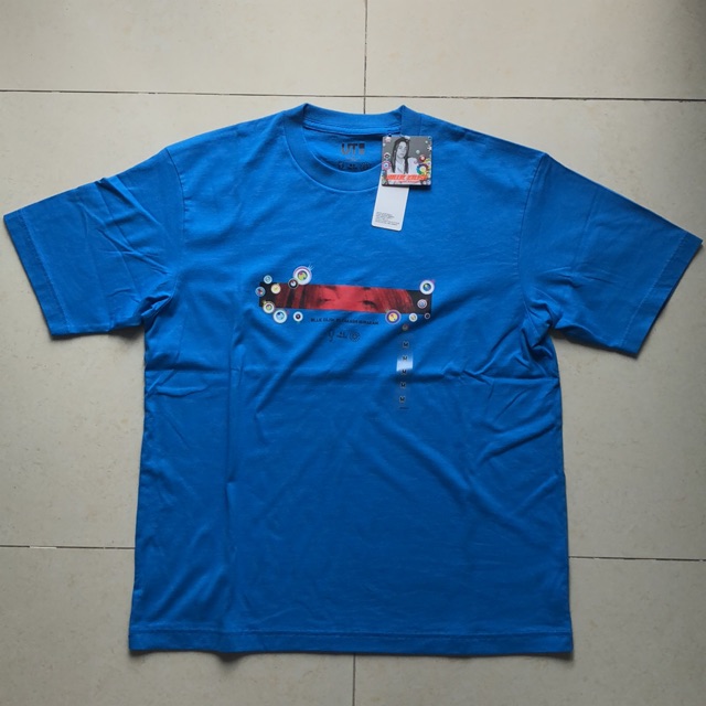 Authentic Uniqlo x Billie Eilish x Takashi Murakami UT BLUE T-Shirt (MEN) SIZE M
