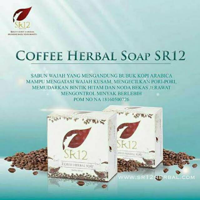 

Coffee herbal soap