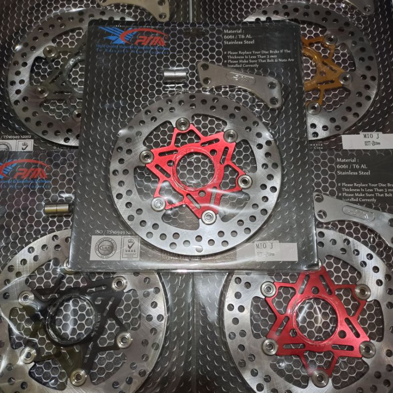cakram disc depan merek psm Yamaha mio j ukuran 220mm