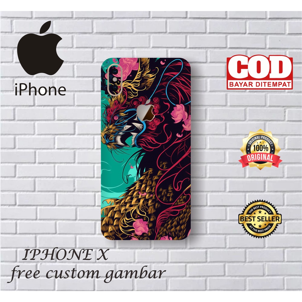CUSTOM GARSKIN/STICKER HANDPHONE IPHONE X