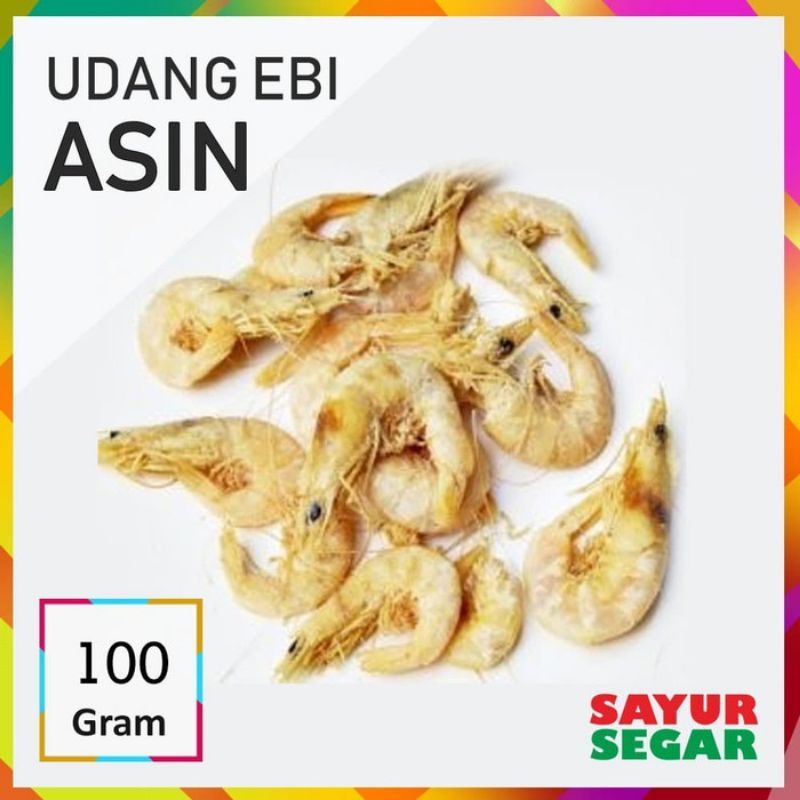 

100 gram udang ebi asin