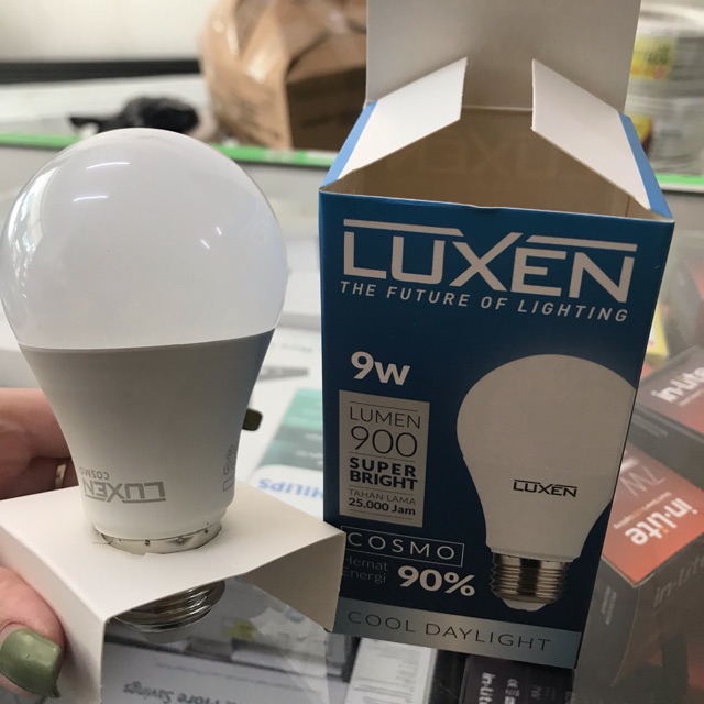 Luxen Lampu Led Bulb 9w 9 Watt 9 W 9Watt 9W Lampu Garansi 1 Tahun