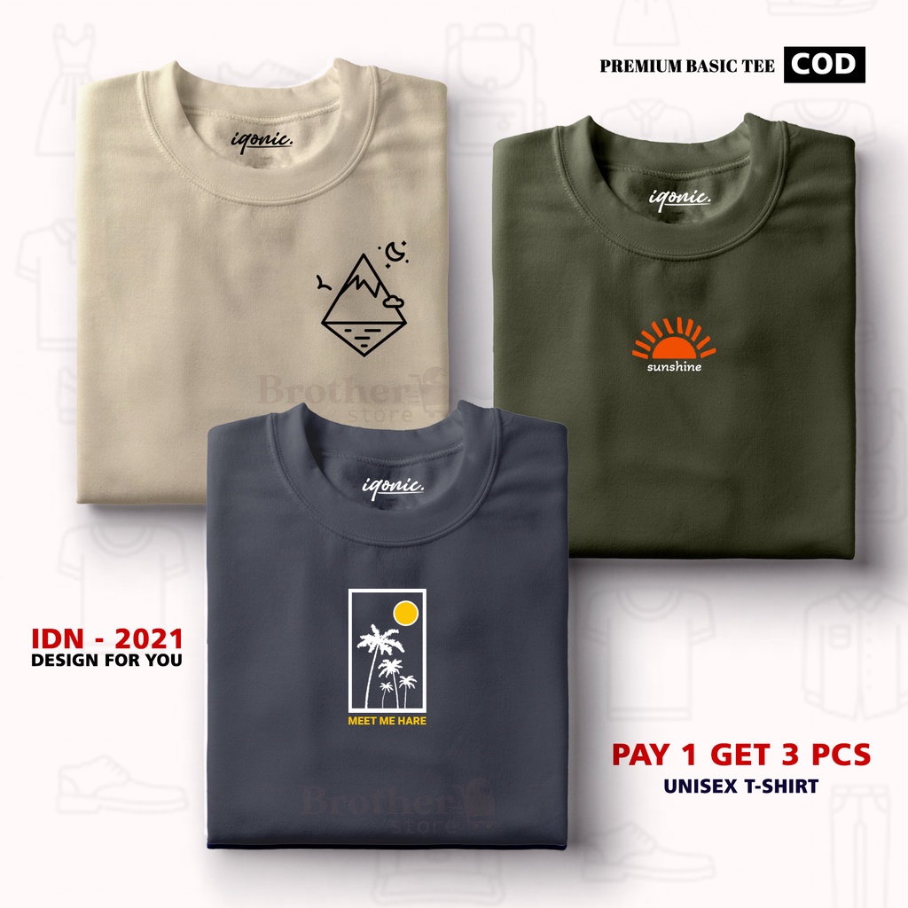 BUY 1 OR 3 PCS ( PROMO COD ) BROTHER STORE / Kaos Distro100% Catoon Combed 30s / ArticelGSM