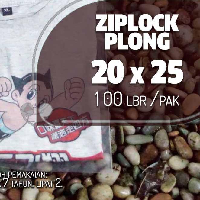 

❉ Plastik klip plong ziplock 20x25 packing hijab skincare coffee shop boxer baju anak buku A5 dll ◌