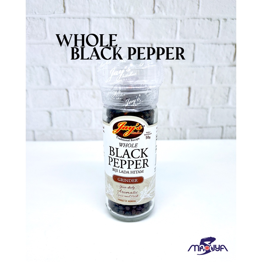

Jay'S Whole Blackpepper With Grinder 50Gr - Hjp154