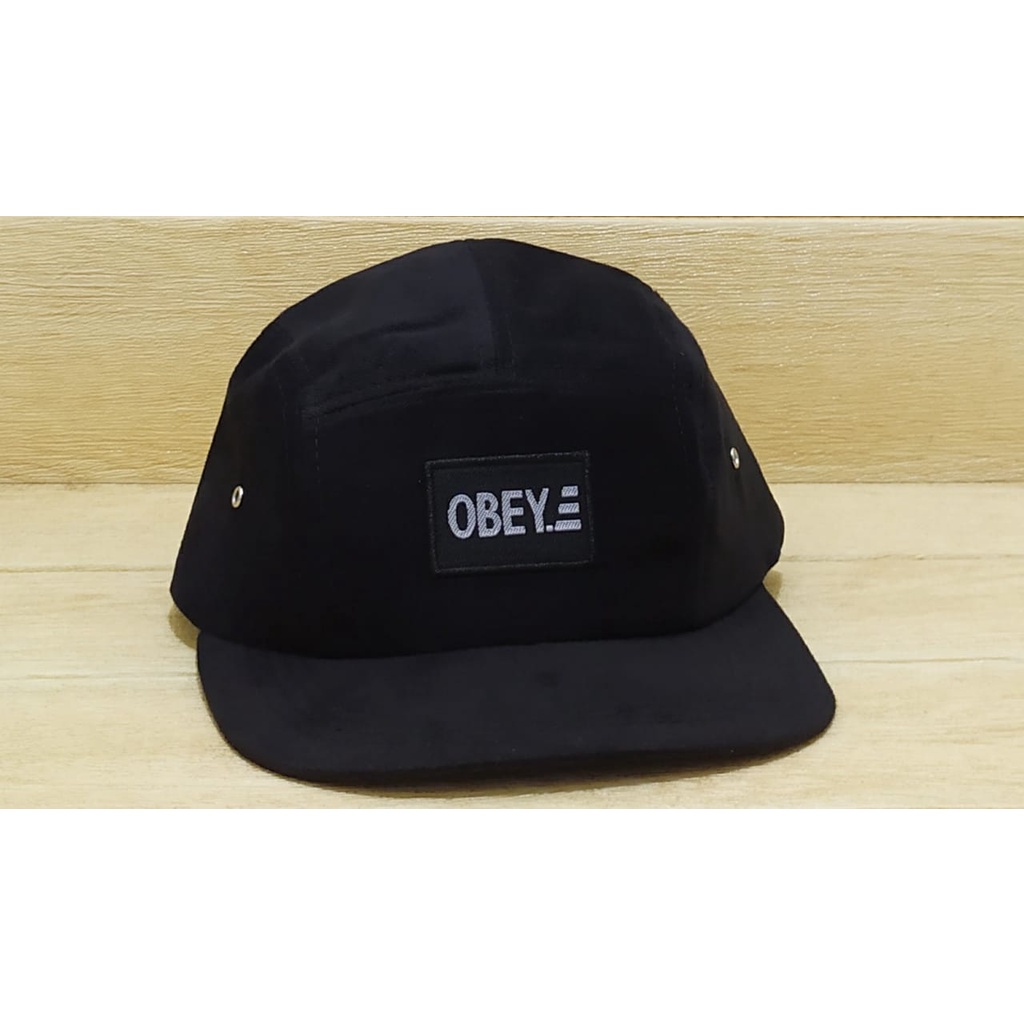 [COD]Topi Snapback Bordir OBEY Lima Panel New Model/Topi Hip-Hop/Topi Distro Keren