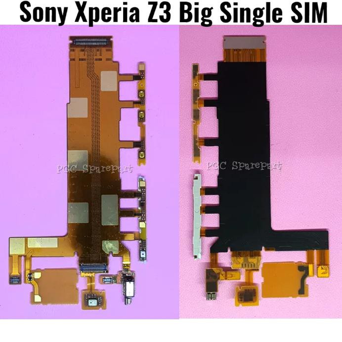 Ori Flexible Konektor Lcd Volume On Off Sony Z3 Big D6602 D6603 D6653 F2B4