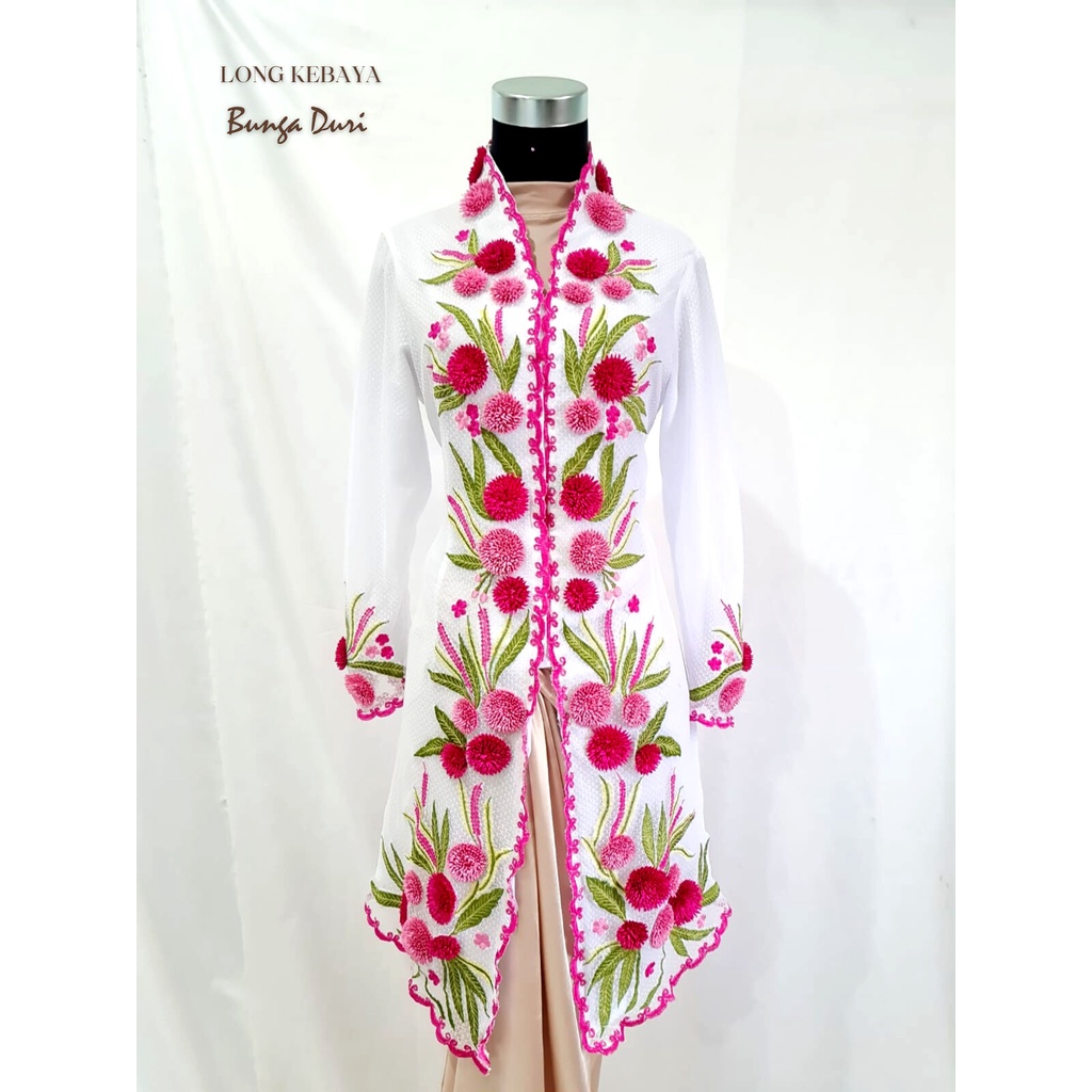 Pusat Bordir Tasikmalaya - Bahan Kebaya Bordir Handmade Bunga Duri