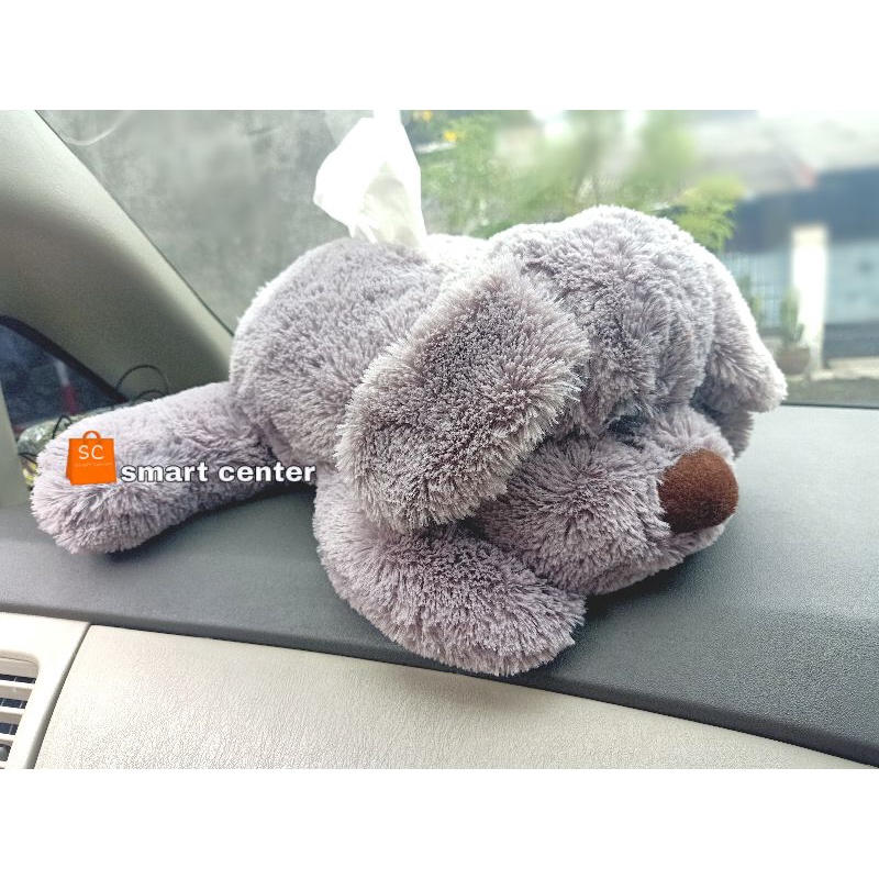 Tempat Tissue Boneka Dog Sarung Cover Tisu Karakter