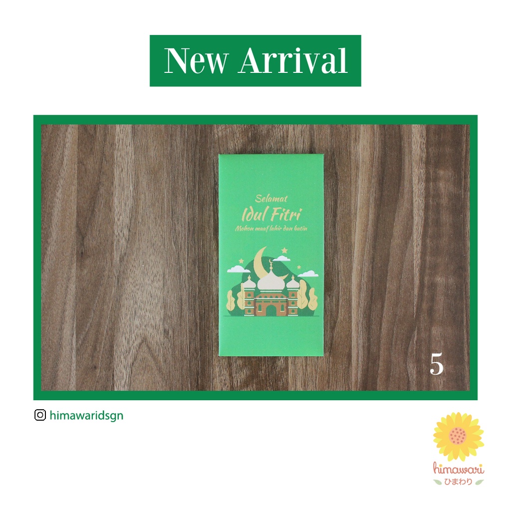 

Amplop Lebaran Idul Fitri ukuran besar (laminasi doff) - Motif 5