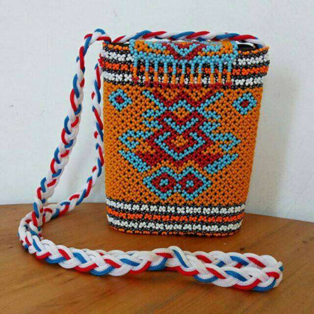 Tas etnik Kalimantan tas HP tas selempang etnik