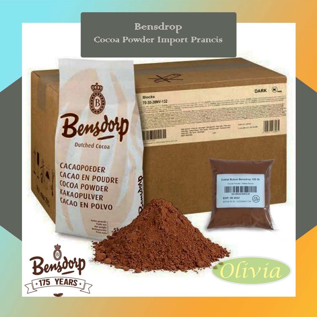 

Cocoa Powder / Cokelat Bubuk / Bubuk Cokelat Belgia Bensdrop 5Kg