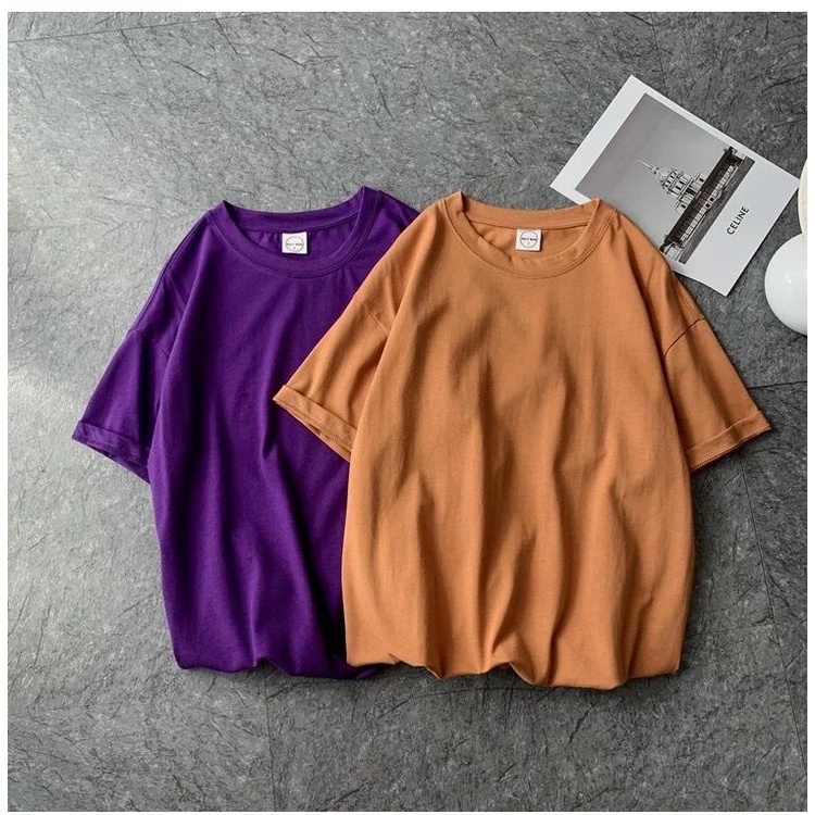 Damai fashion jakarta - ASLI JUMBO baju atasan KAOS - big size RAINBOW BASIC - konveksi