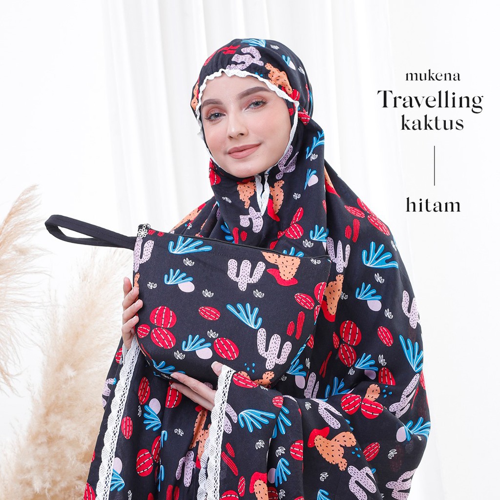 Mukena Dewasa Traveling Kaktus