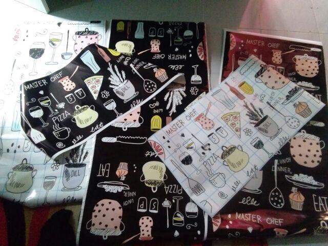 Stiker Kompor Motif Master Chef Warna Hitam