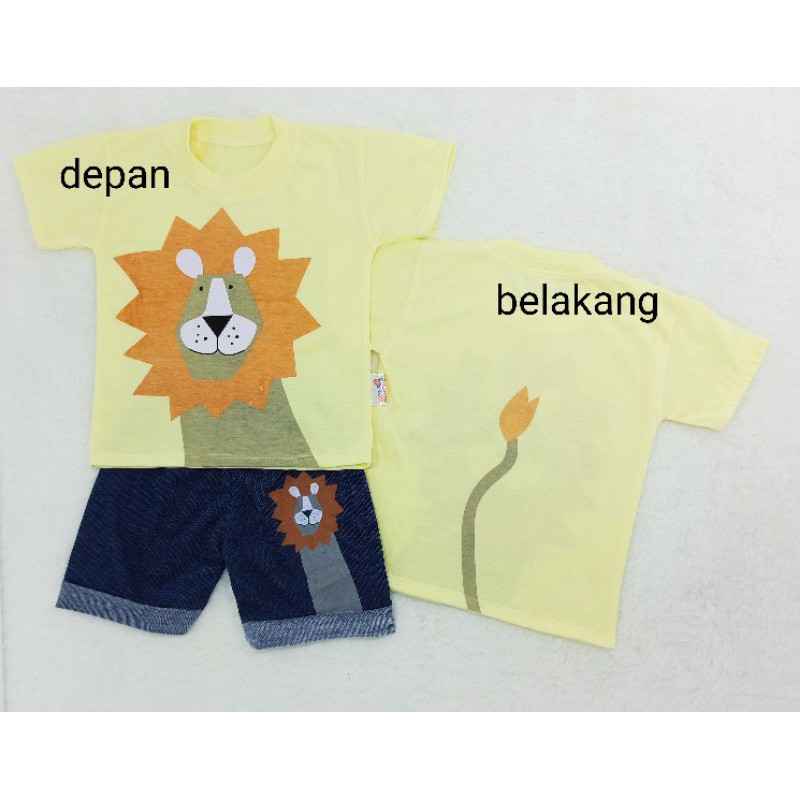 [Ss-8050] Pakaian Anak Laki-laki size 1-2tahun, Baju Kaos Anak, Setelan Anak Casual Murah Keren