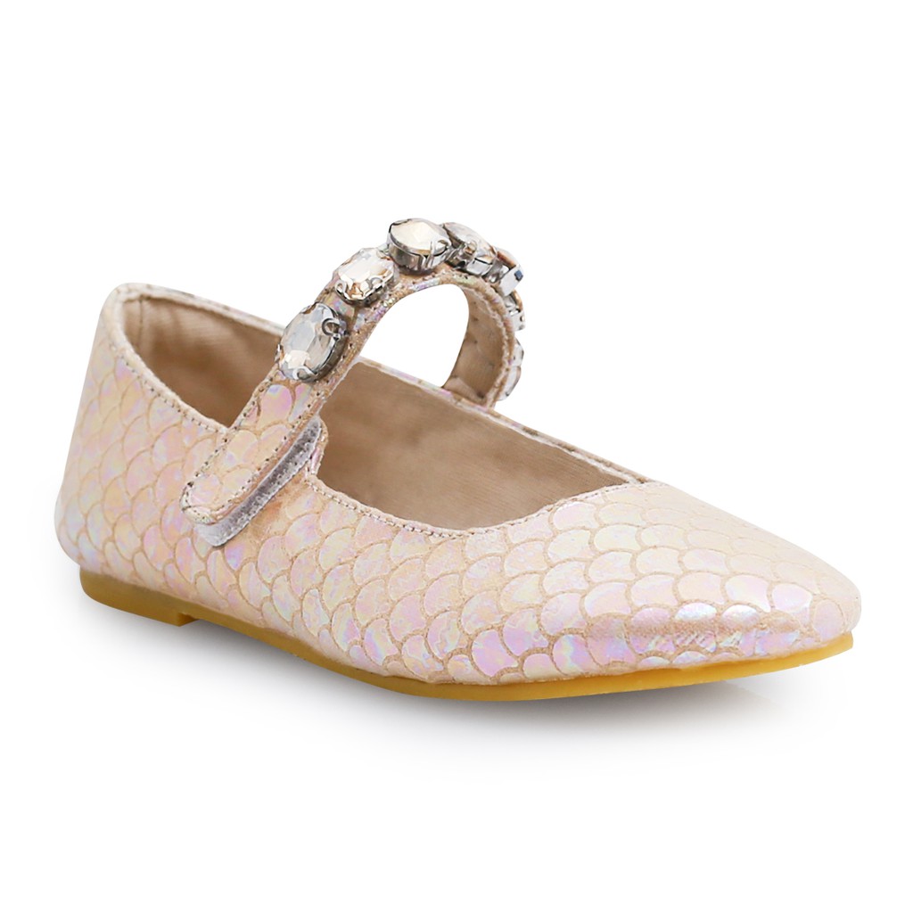 Khakikakiku Mini Alena Cream Flat
