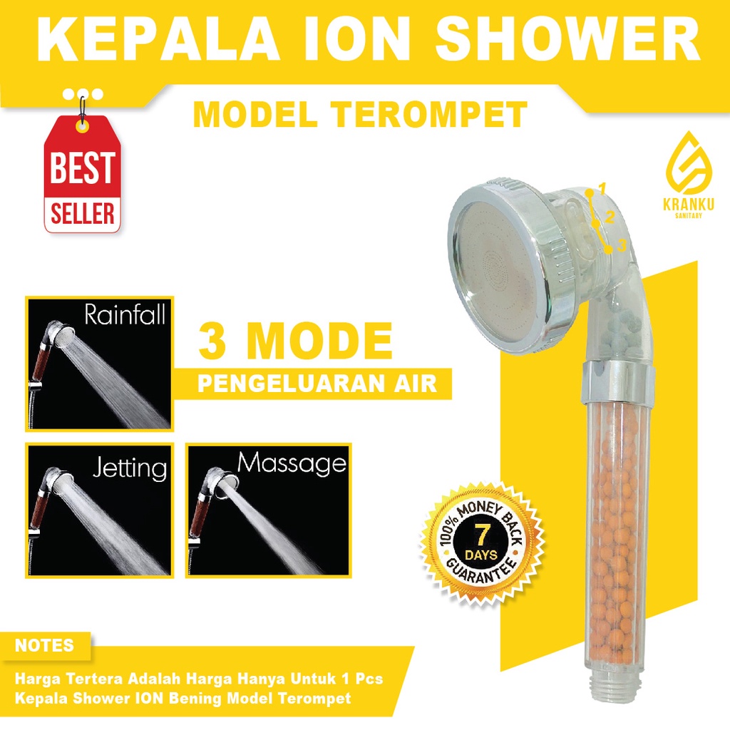 Shower kamar mandi Sower kamar mandi kepala shower kamar mandi ion bening