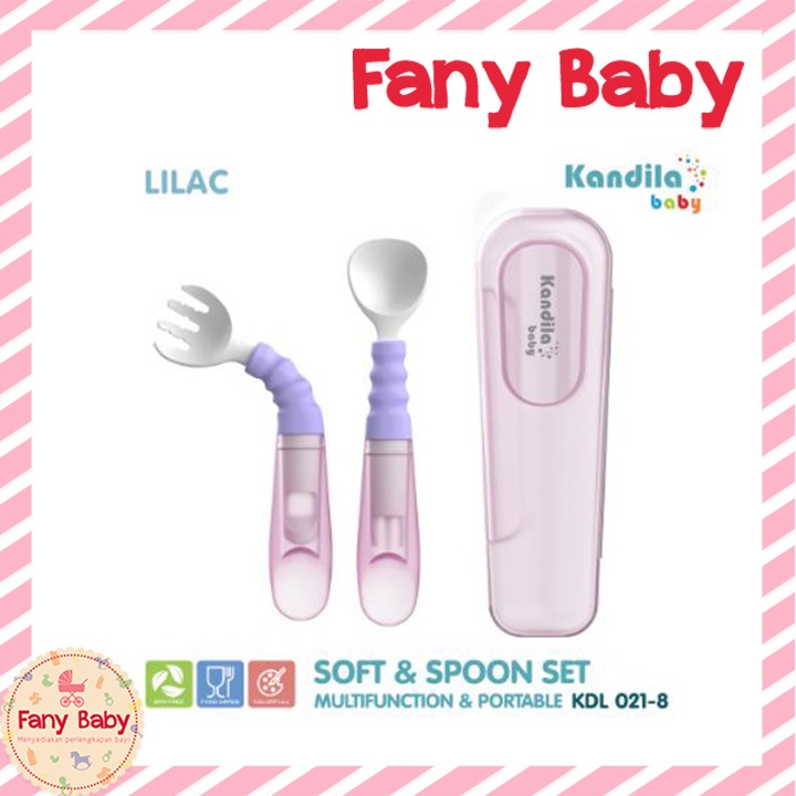 KANDILA BABY  TWISTING FORK &amp; SPOON SET / KDL021-8