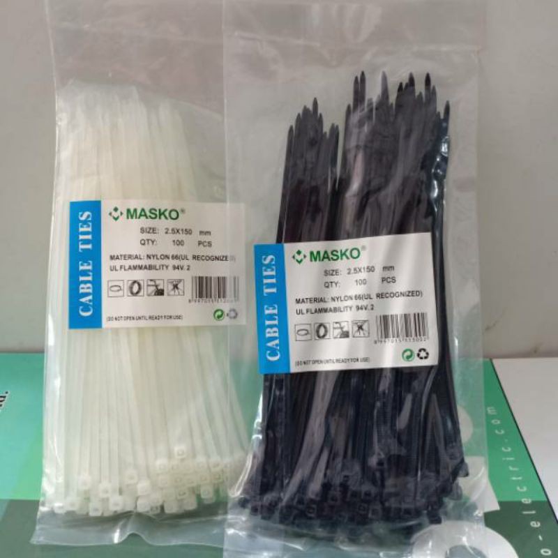 Cable Tie Ties Pengikat Kabel Serbaguna 2.5 x 150mm 15cm Kualitas SNI