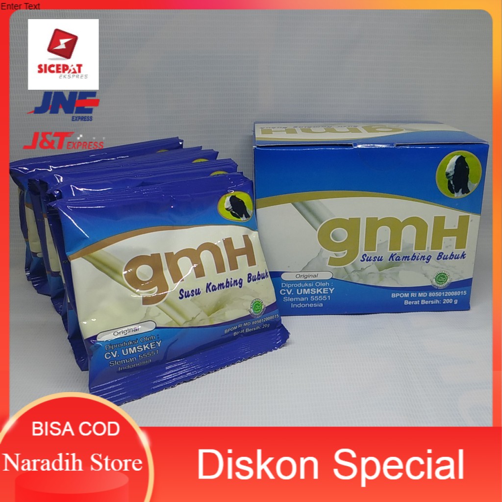 

Susu kambing GMH Goatmilk Premium Etawa Harmoni Obat Herbal Original 1
