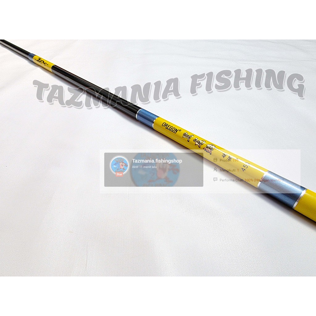 Joran tegek oregon naga hitam 360/450 carbon