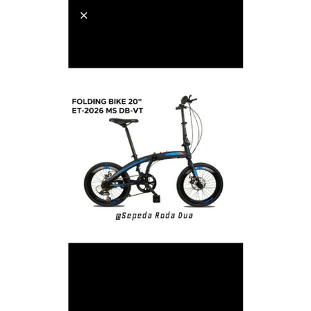 Sepeda Lipat 16 Exotic 2026 MS DB VT