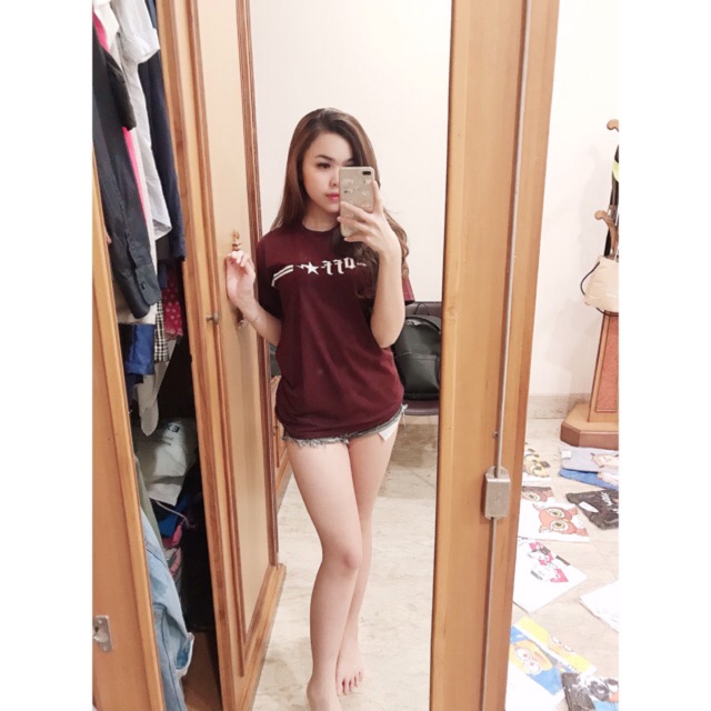 Kaos Katun Wanita  Lucu Atasan  Baju  Wanita  OFF WHITE 