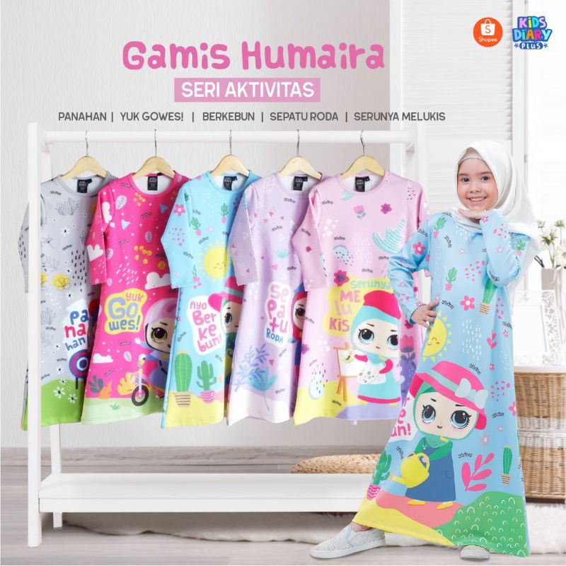 Gamis Anak (Gamis Anak Humaira Seri Aktivitas)