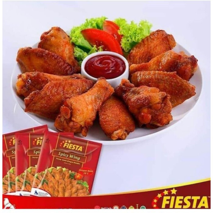 

NATUREFOOD Fiesta Spicy Chicken Wings Sayap Ayam Bumbu Pedas 500 gram
