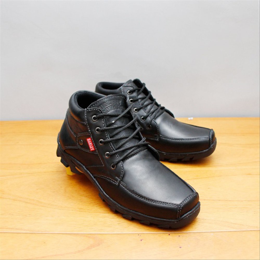 Sepatu boot bahan kulit asli FDW 05