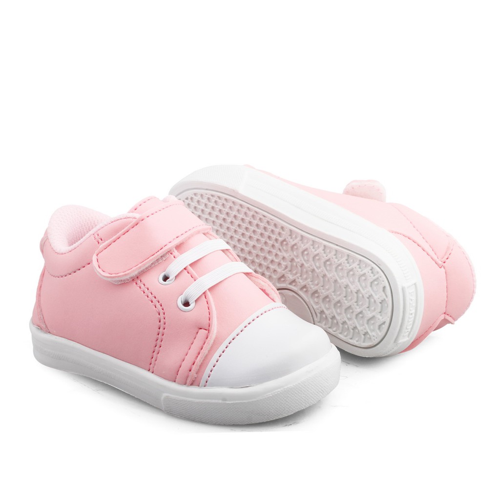 sepatu anak perempuan sneakers terbaru murah B01 PINK