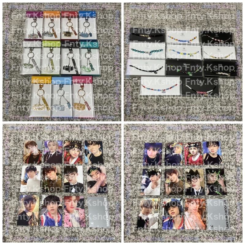 07 Crown Keyring & 08 Beads Bracelet - The Boyz Be Your Own King BYOK Merchandise MD