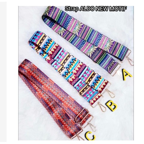 (PGBAGS) LONG STRAP MULTICOLOUR / STRAP FOR BAG (DIKIRIM RANDOM) PREMIUM#163029