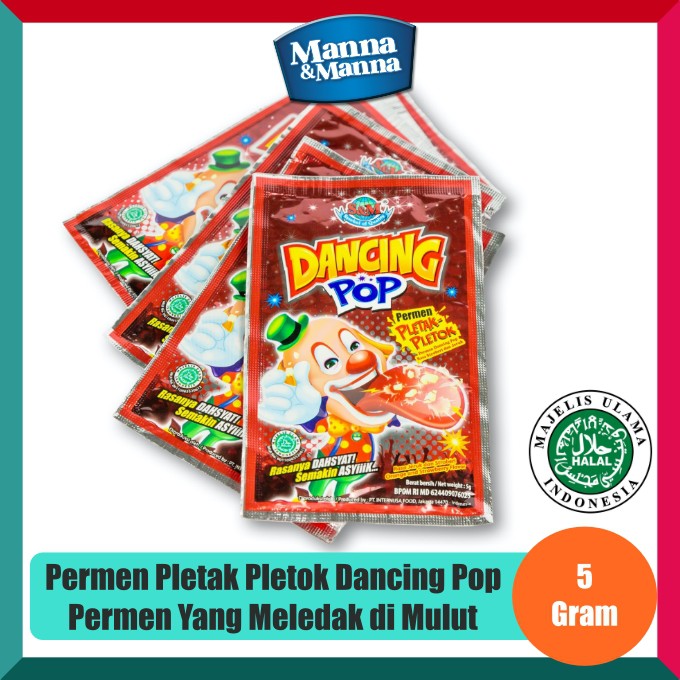 

Permen Pletak Pletok Yang Meledak Di Mulut - Dancing Pop - 7 Sachet x 5 Gram