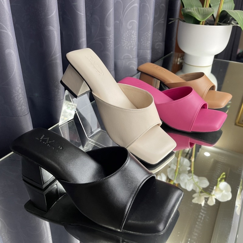 winday JENIT Heels Wanita Hak tahu 5cm Bantalan Empuk