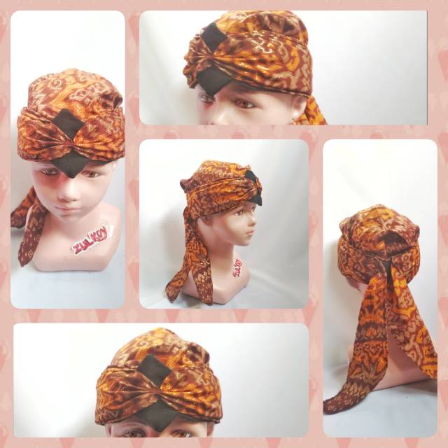 Blangkon ikat kepala bando Udeng Totopong Jawa Sunda anak anak bayi batik