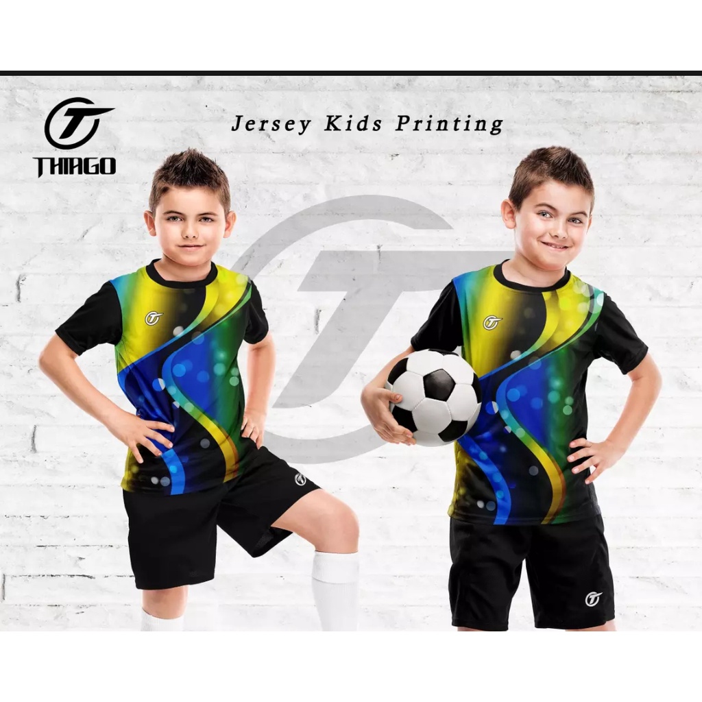 STELAN JERSEY DRY FIT ANAK/KAOS BOLA PRINTING/KAOS BOLA ANAK/STELAN FUTSAL PRINTING ANAK/KAOS OLAHRA