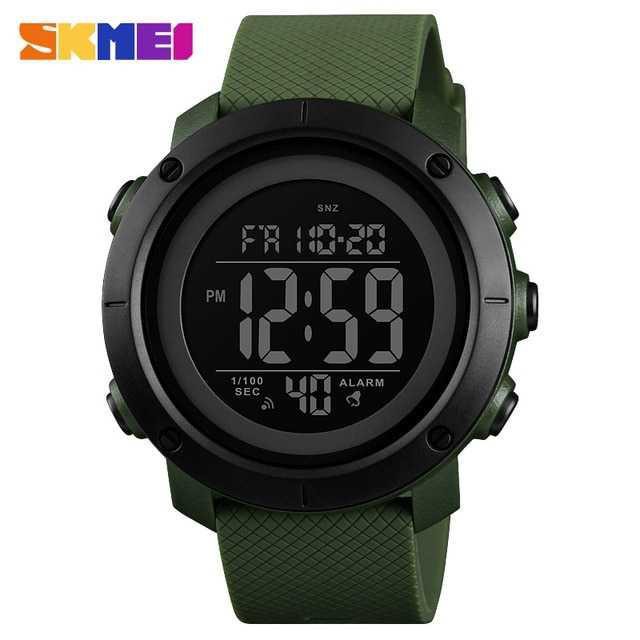 SKMEI Jam Tangan Digital Pria - 1434 [Hijau Hitam]