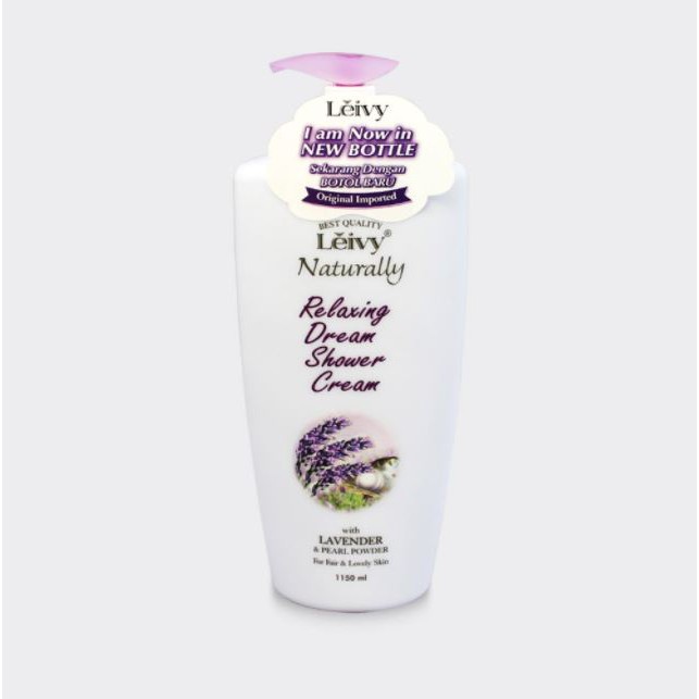 ☘️Yuri Kosmetik☘️ LEIVY Naturally Shower Cream 1150ml