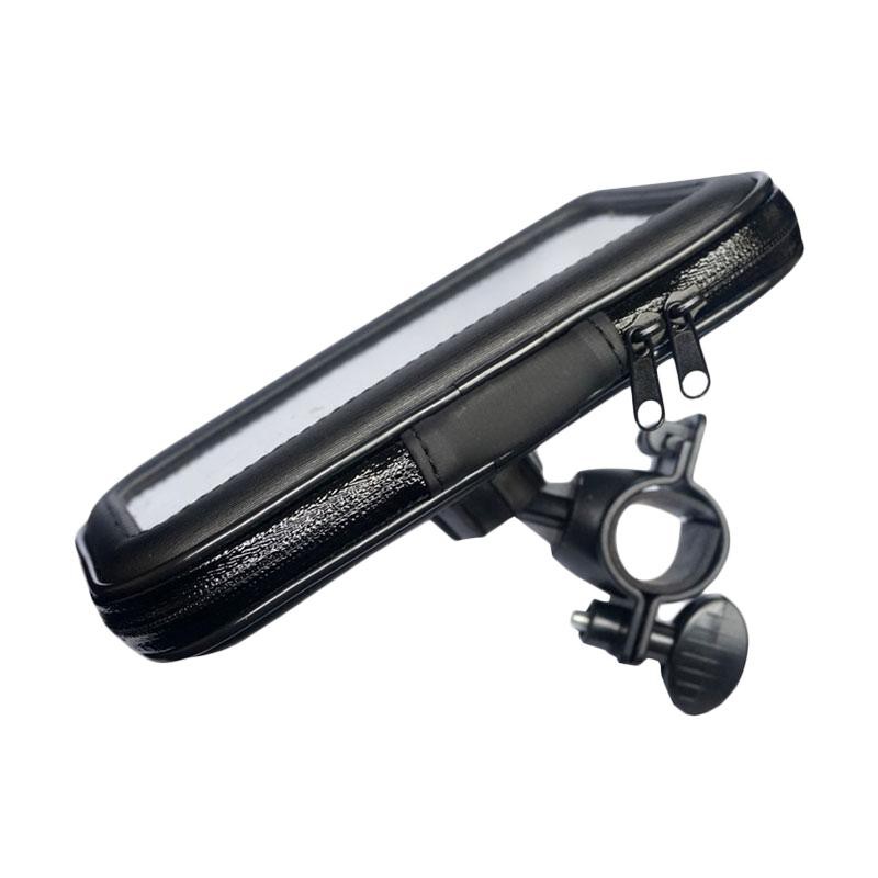 Phone Holder FDT Untuk Motor (Jepit Setang) Waterproof - Holder Motor Tahan Air Proteksi Maksimal